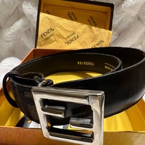Fendi Zucca belt